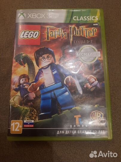 Диски на xbox 360 lego Гарри Потер