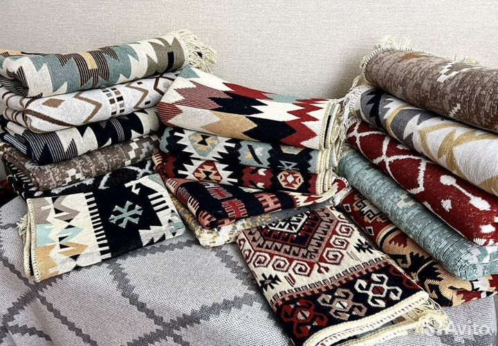 Ковры килим в скандинавском стиле хлопковые