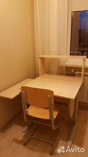 Фирменный комплект растущая парта и стул Дэми