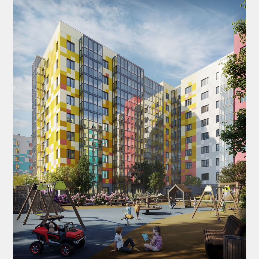 2-к. квартира, 66,9 м², 1/9 эт.