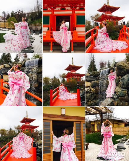 Японское кимоно для фотосессий