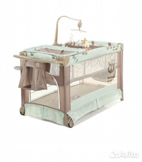 Детская кровать манеж с матрасом + спец. подушка