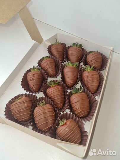 Клубника в шоколаде наборы и букеты