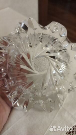 Пепельница хрусталь СССР 70-х гг