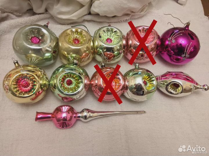 Елочные игрушки советские СССР