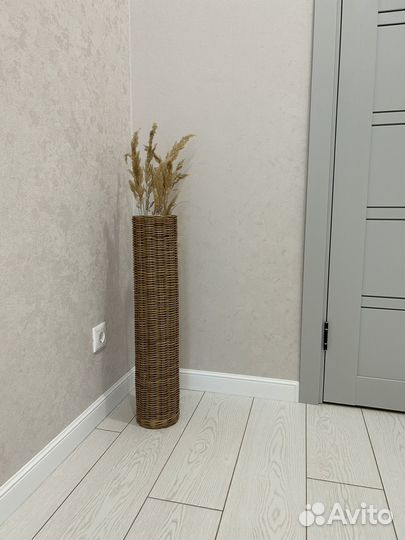 Ваза напольная плетеная,для зонтов,сухоцветов
