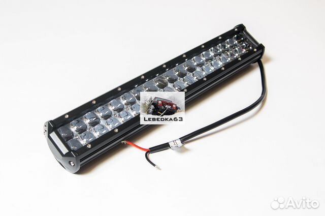 Светодиодная балка / фара 108W (выпуклая линза 4D)