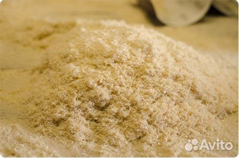 Опилки в мешках