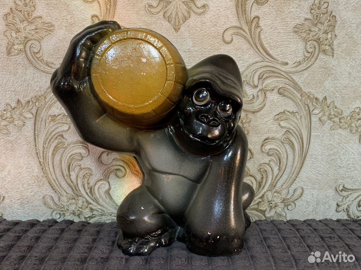 Копилка статуэтка обезьяна горилла