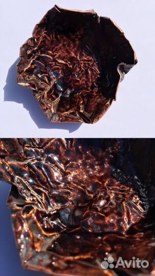 Тарелка настенная горячая эмаль