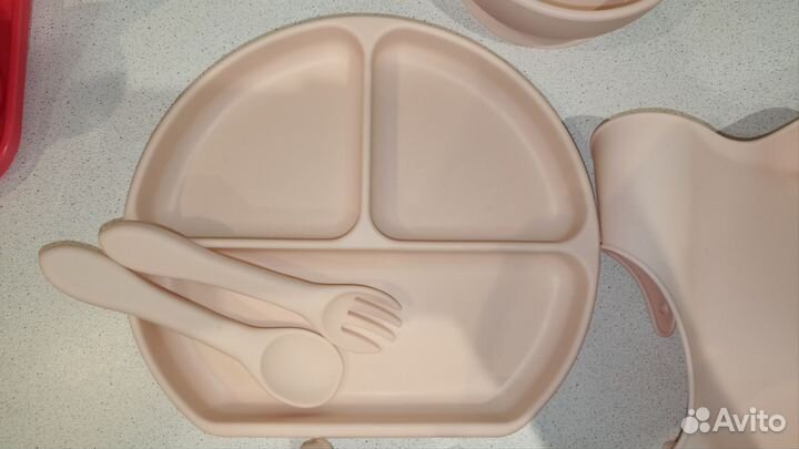 Силиконовая посуда для малышей