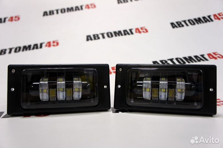 Фары птф LED 60W 5 линз Ваз 2110-12 2113-15 Salman