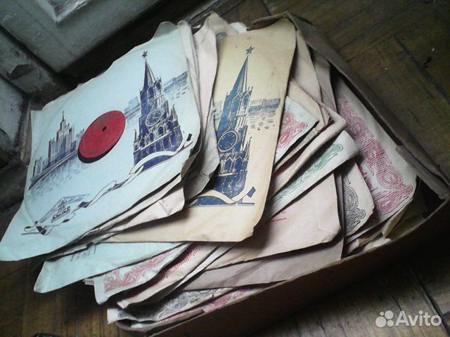 Пластинки граммофон патефон разные