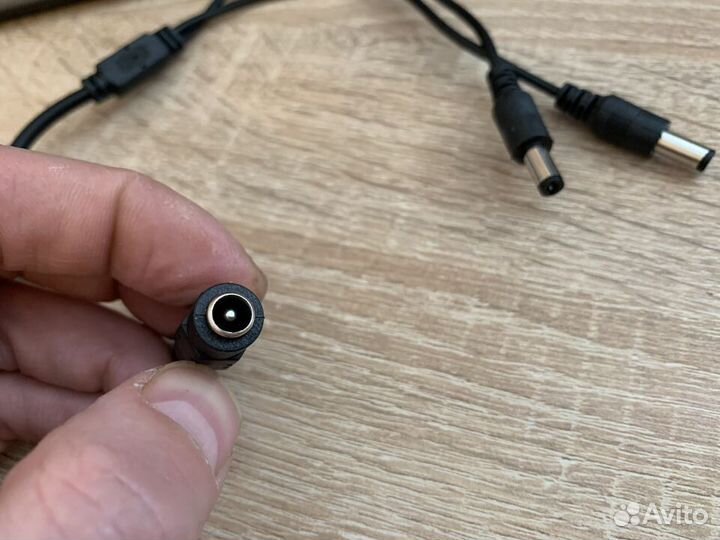 Разветвитель кабеля питания на 2 устройства новый