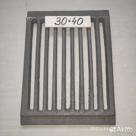 Колосники чугунные 30х40. Печное литье
