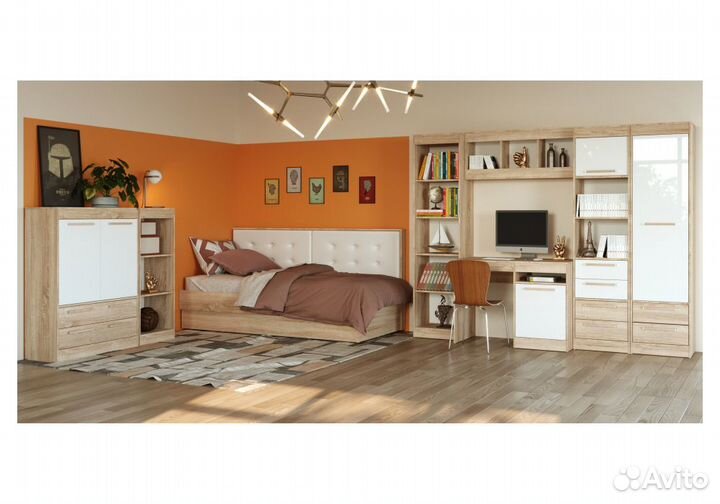 Мебель для спальни Максима кд-1 дуб сонома - белый