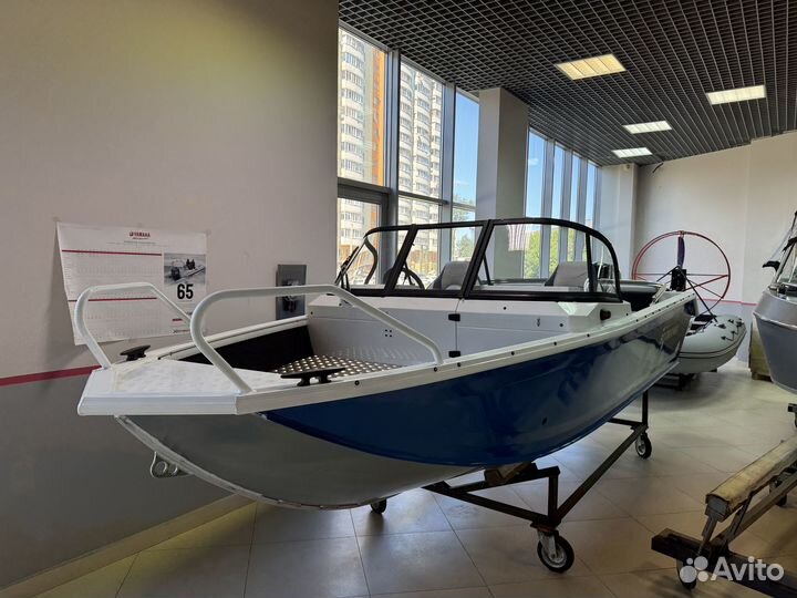 Лодка Volzhanka 50 fish с мотором yamer EF60fuel в