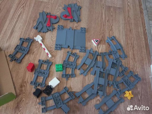 Lego duplo поезд большой 10508 + 10506