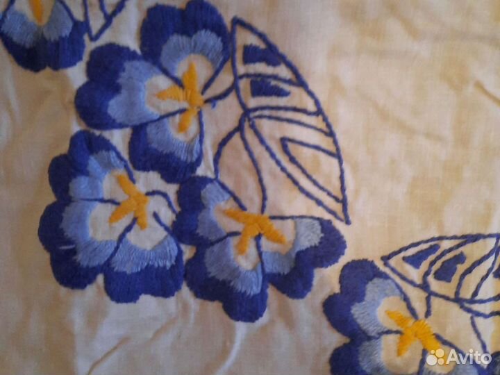 Вышивки скатерть ручной работы начало 20 века