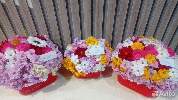 Букет цветов из мыла