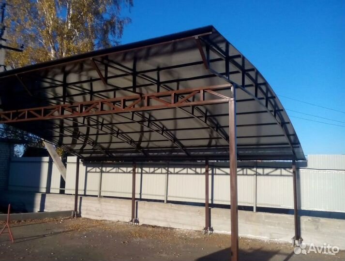 Навес металлический под заказ