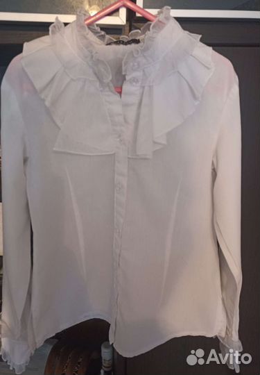 Блузка desalu для девочки школьная 128