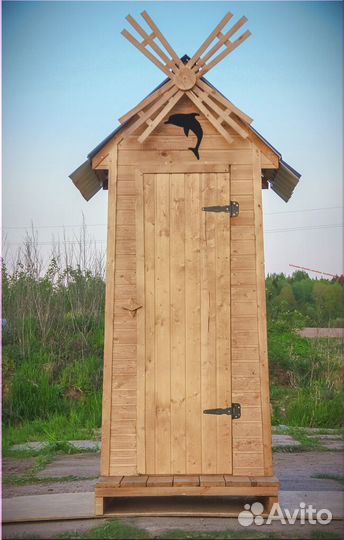 Уличный туалет с установкой ART127