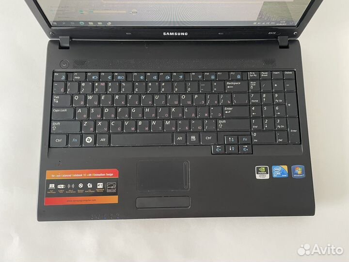 Офисный ноутбук Samsung Intel/4gb/ssd