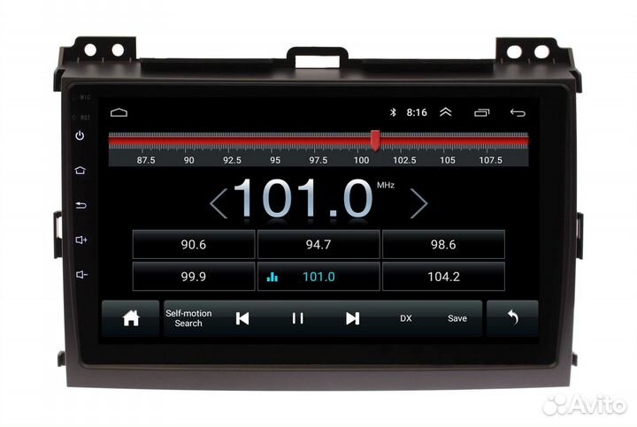 Toyota Land Cruiser Prado Lexus GX 02-09 Магнитола