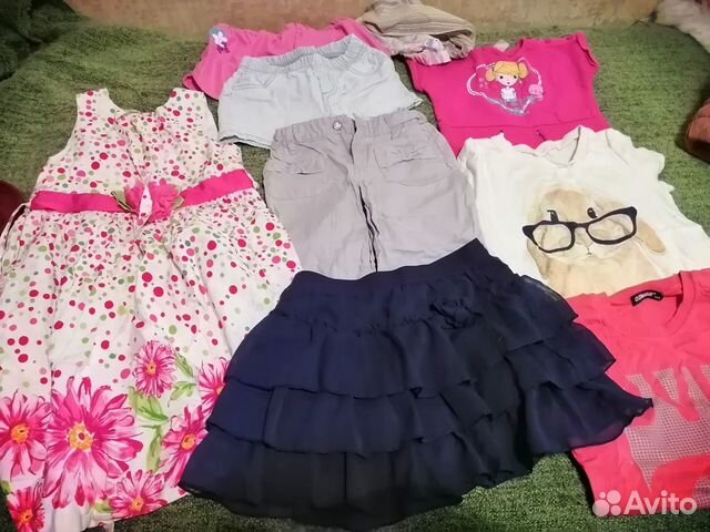 Детская одежда для девочек пакетом