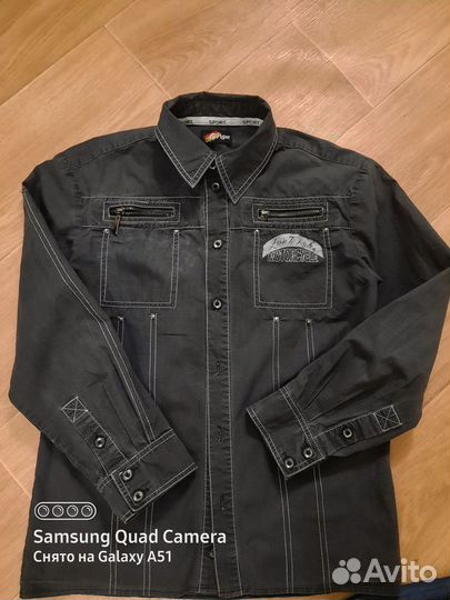 Джинсовая рубашка