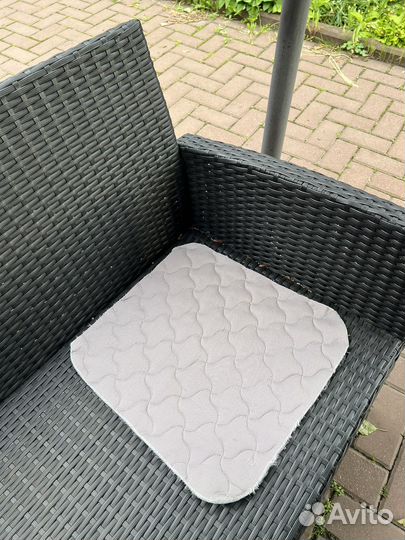 Сидушка-подушка для стульев стеганая