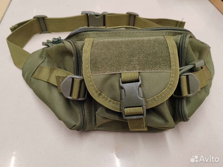 Сумка мужская поясная тактическая mr.Martin олива