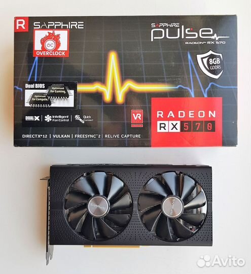 Видеокарты AMD RX 580 8Gb