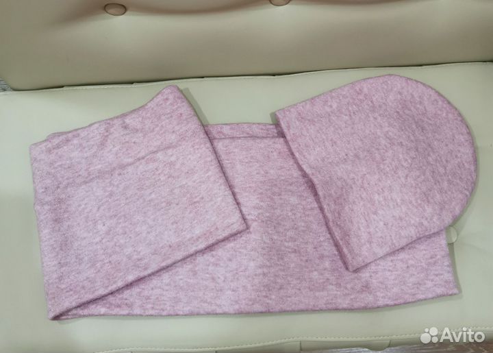 Комплект шапка и снуд женский новый