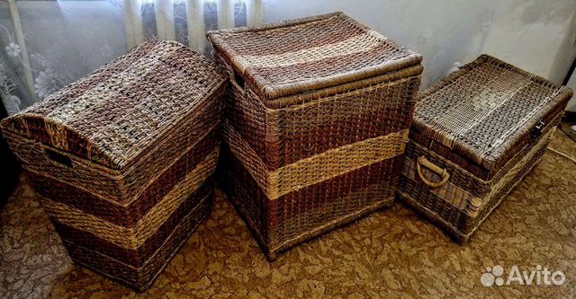 Корзина плетеная для хранения