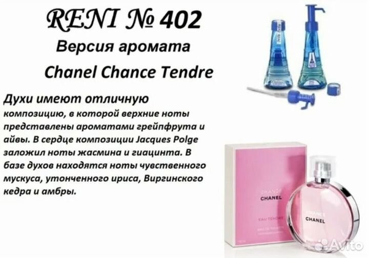 Духи Chanel Chance Tendre (Chanel) 100мл
