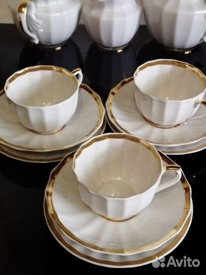 Чайные пары Вербилки Золотая лента. СССР
