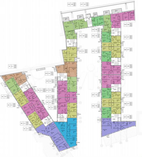 3-к. квартира, 105 м², 6/8 эт.