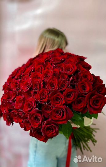 Букет из роз. Большая охапка