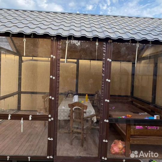 Мягкие окна пвх для террас