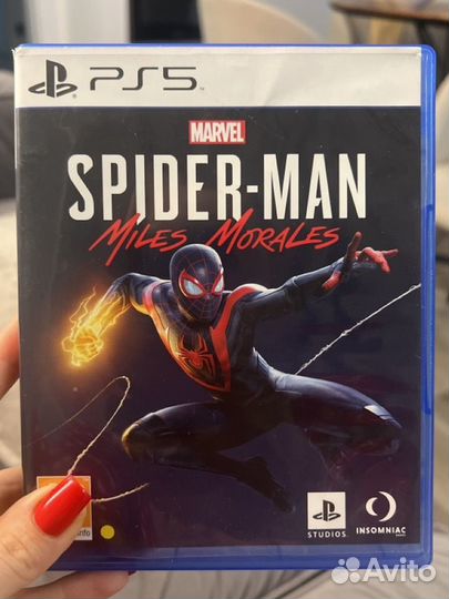 Диск Spider man Miles Morales PS5