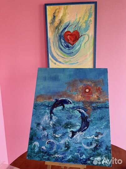 Картина маслом на холсте 