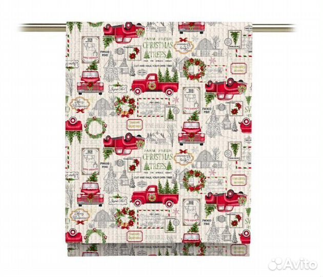 Ткань вафельное полотно полотенца