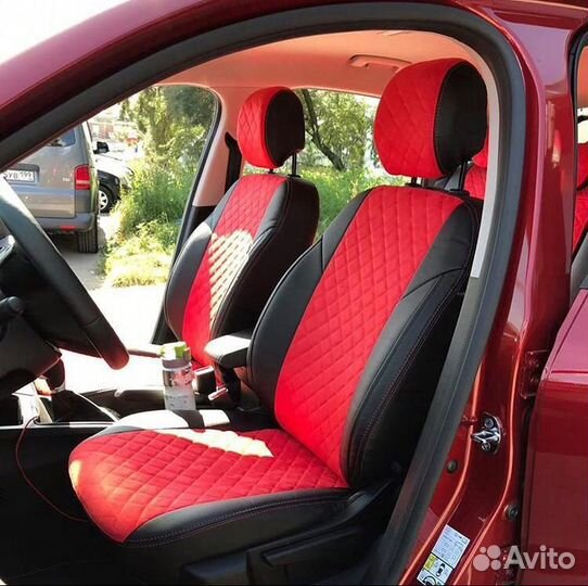 Чехлы Алькантара Ромб Renault Arkana от Автопилот