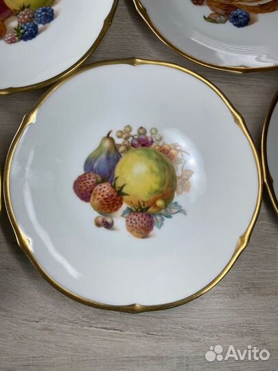 Тарелки Шуман, Германия, фрукты
