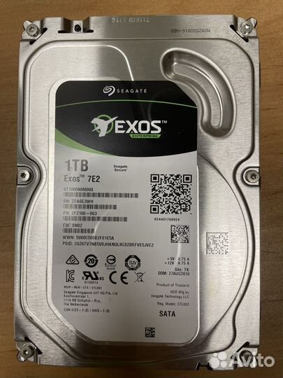 Жесткий диск Seagate exos 1 Tb