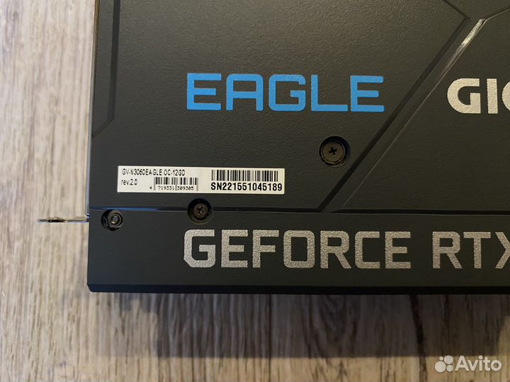 Видеокарта Gigabyte RTX 3060 12Gb