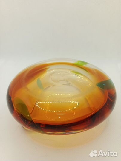 Пепельница цветное стекло