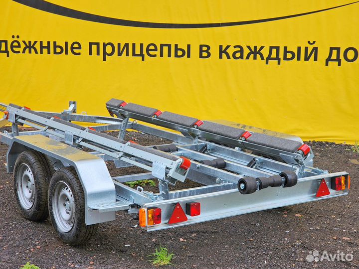 Прицеп для катера лав 14-В (ложемент с роликами)